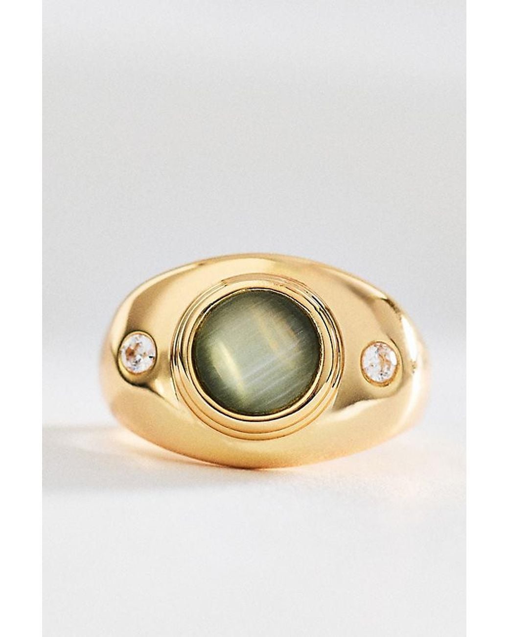 By Anthropologie Metallic Orbit Stacking Ring