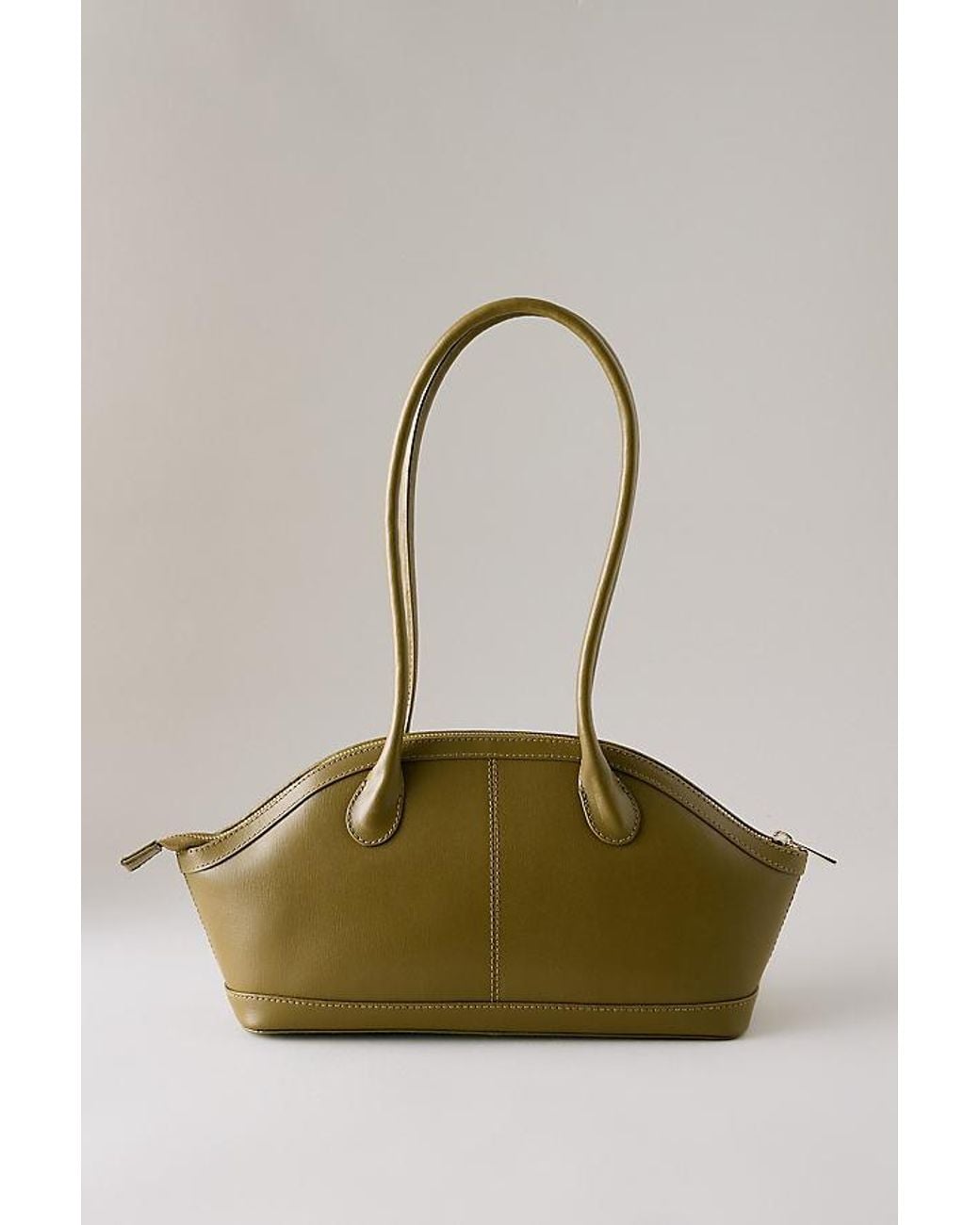 Nunoo Green Ayo Braided Florence Leather Shoulder Bag