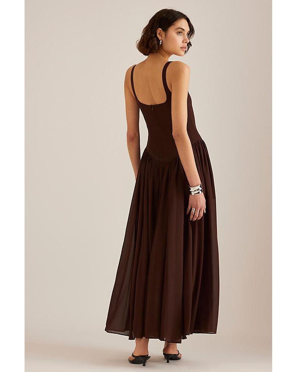 chinese dress ladies Ecru Brianna Maxi Dress