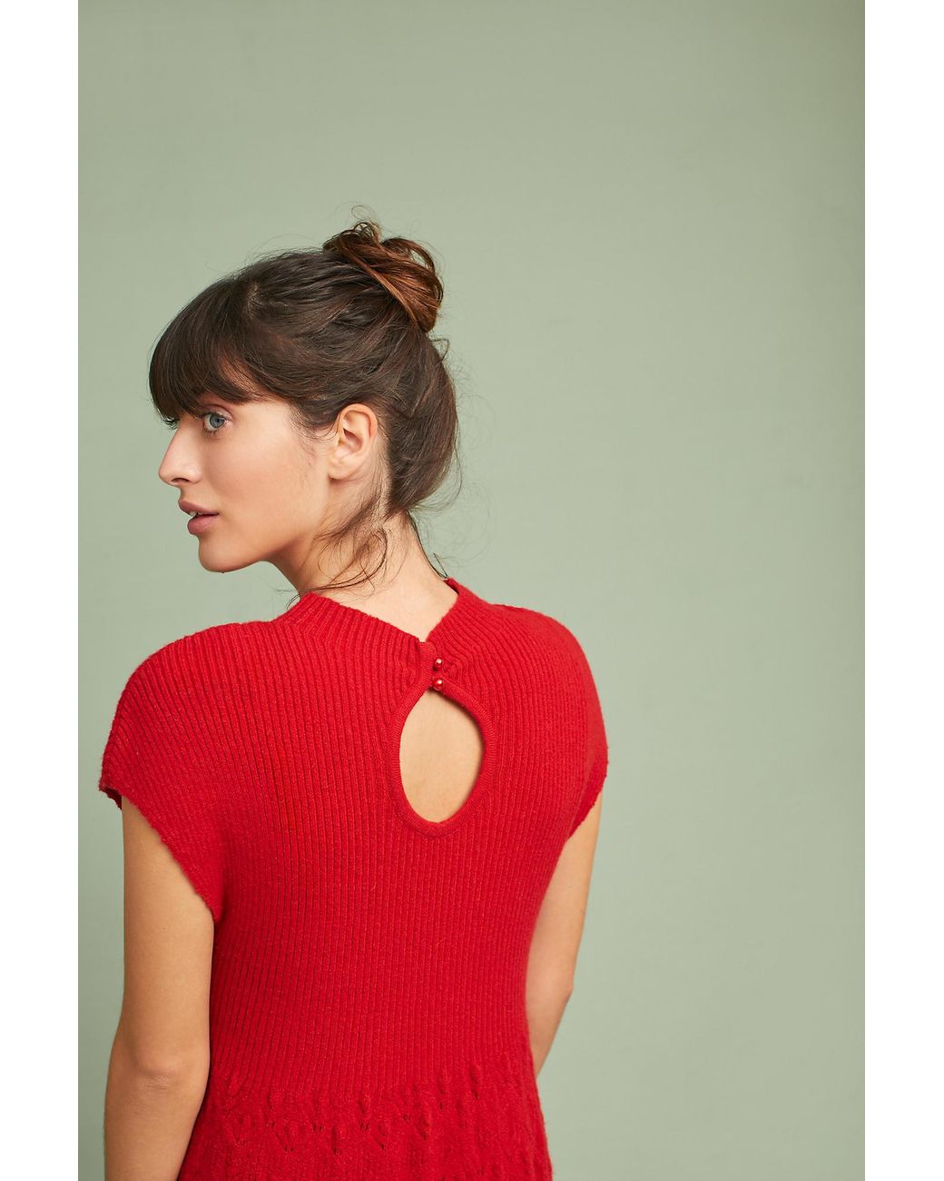 feather jumper dress