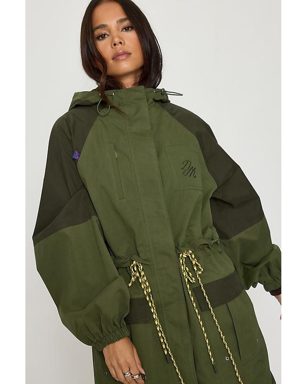 Damson Madder Green Logan Waterproof Raincoat