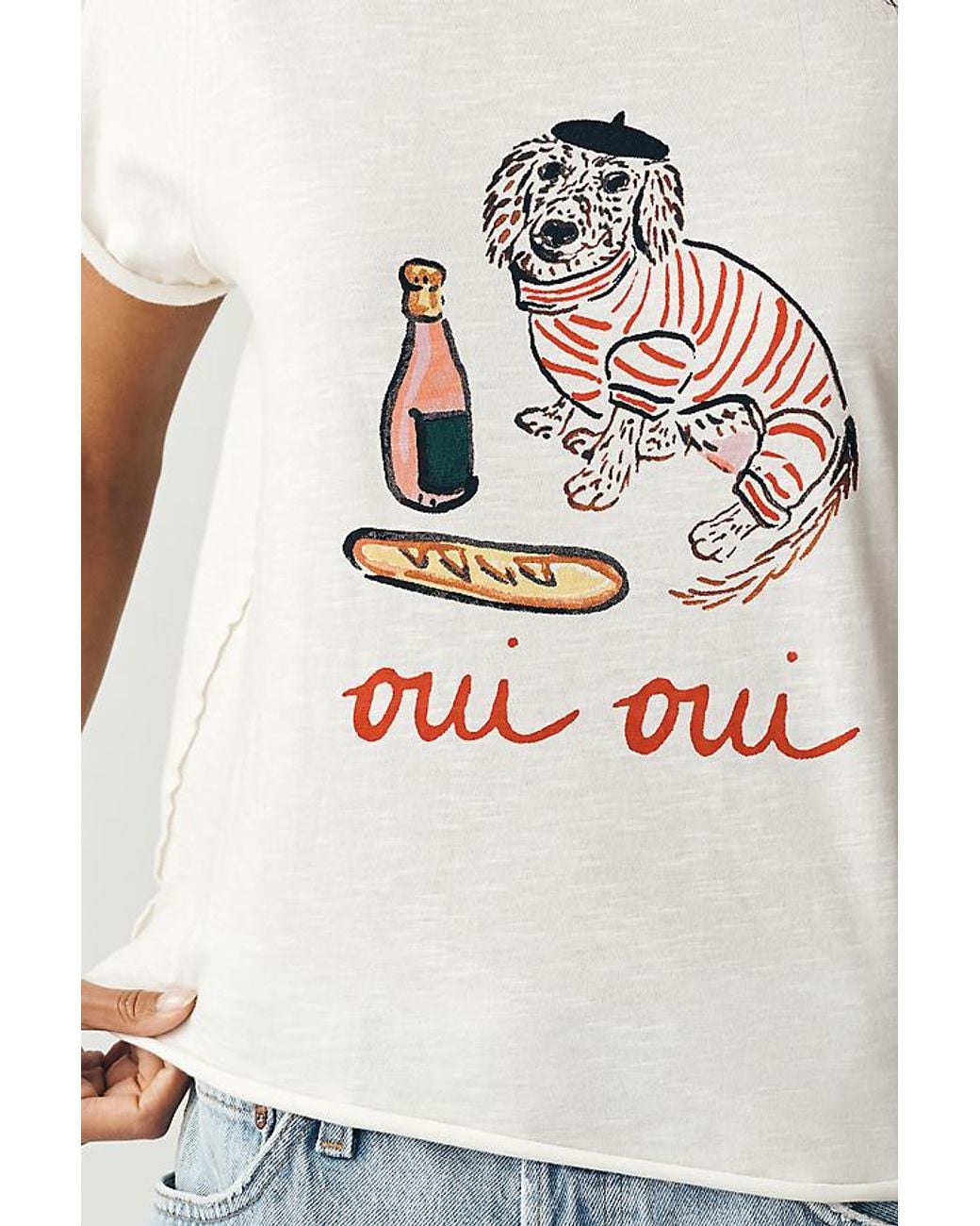 Maeve Gray Nikki Ackerman Caitlin Boxy T-Shirt By
