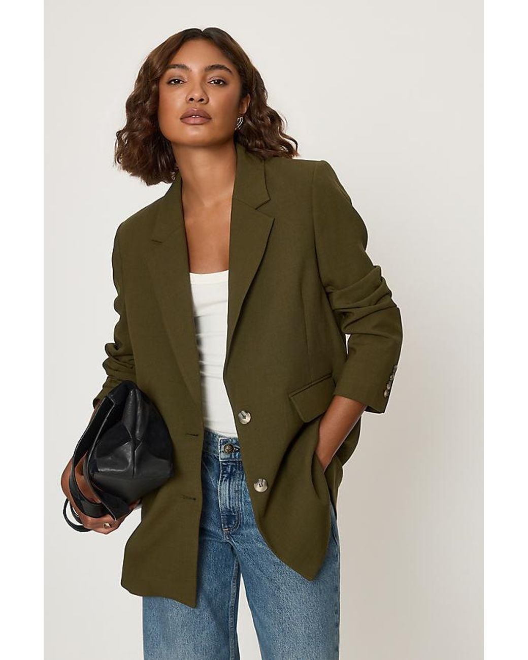 SELECTED Green Rita Relaxed Blazer