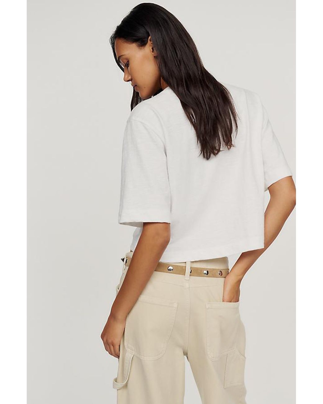 Maeve Black The Corey Short-Sleeve Boxy T-Shirt By