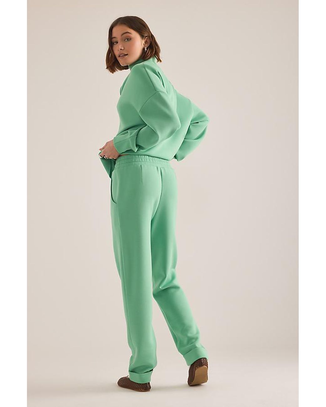Varley Green The Rolled Cuff Joggers 28.5"