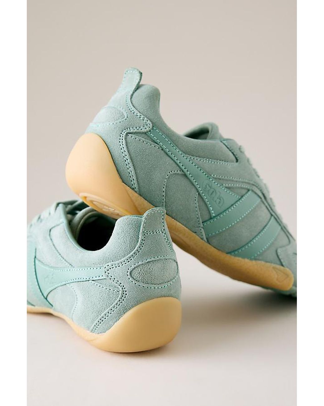 Gola Green Corva Suede Trainers