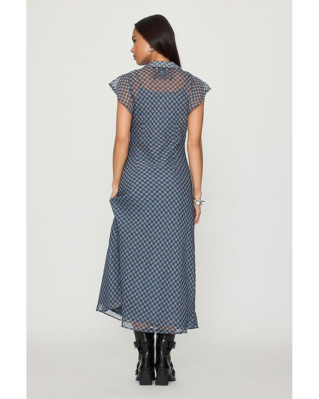 Damson Madder Blue Hudson Midi Dress
