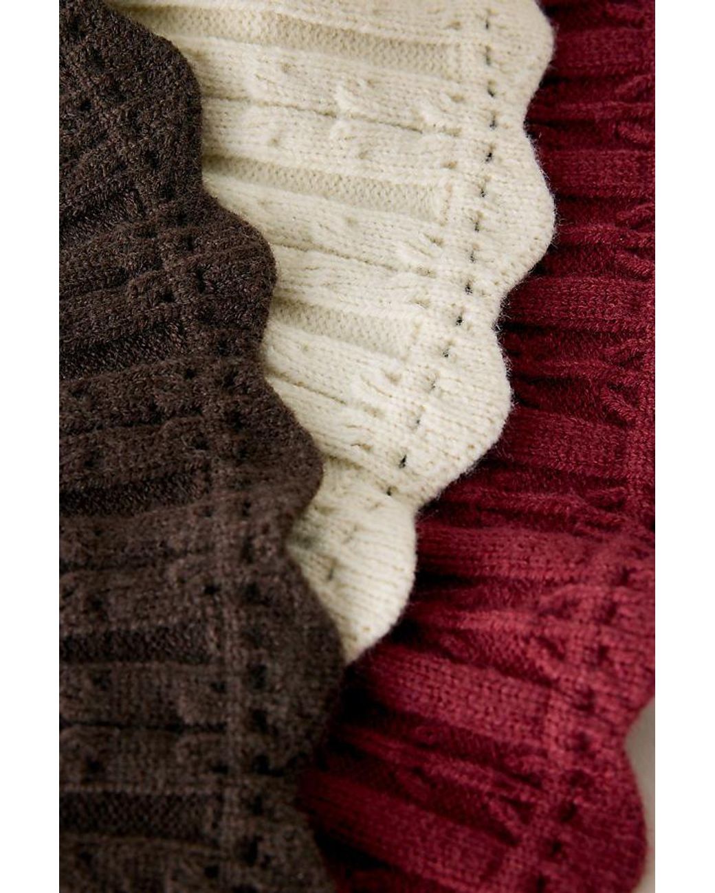By Anthropologie Blue Knit Collar