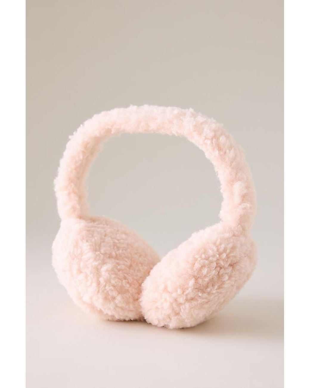 By Anthropologie Pink Teddy Earmuffs