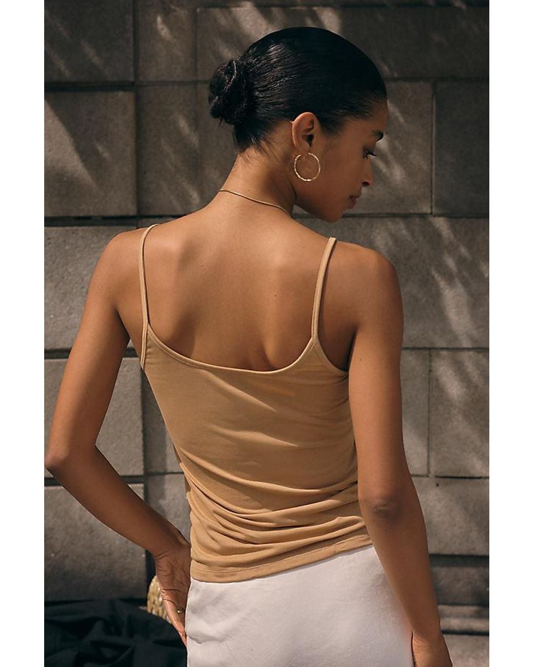 By Anthropologie Multicolor Surrey '90S Strappy Scoop Tank Top