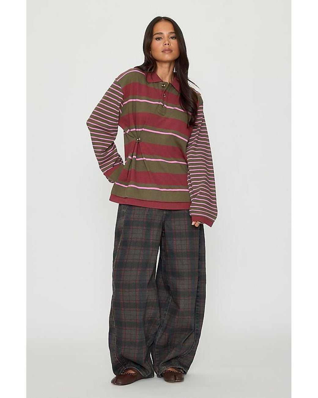 Damson Madder Red Noah Cinch Rugby Top