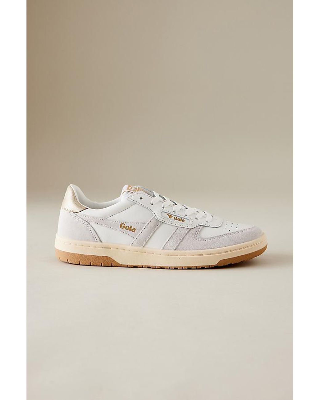 Gola Natural Hawk Suede Trainers