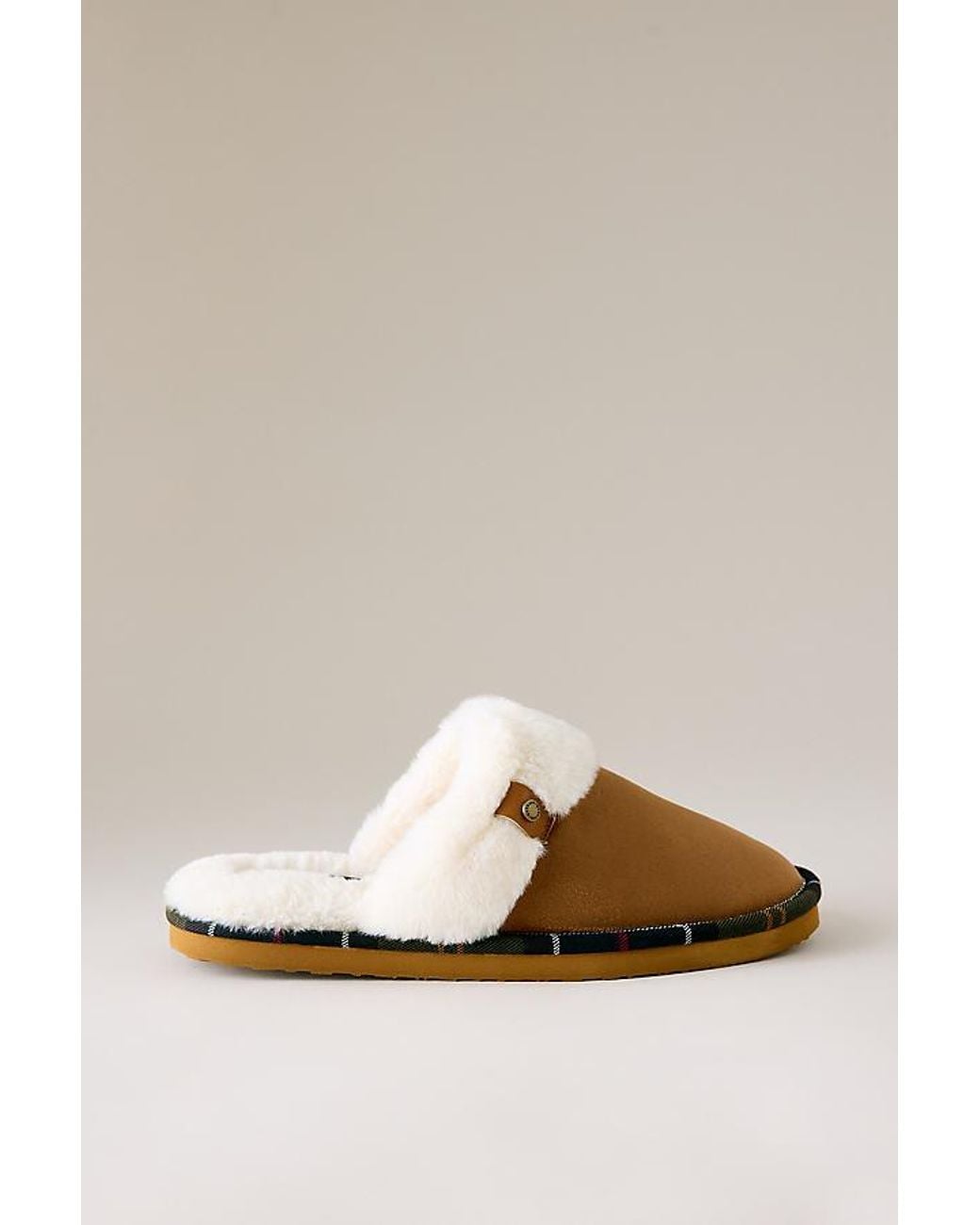 Barbour Brown Claudia Mule Slippers