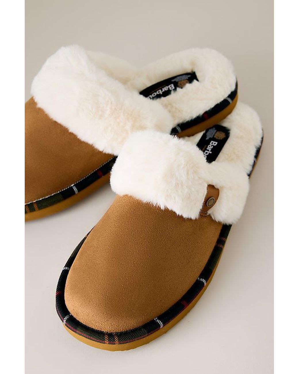 Barbour Brown Claudia Mule Slippers