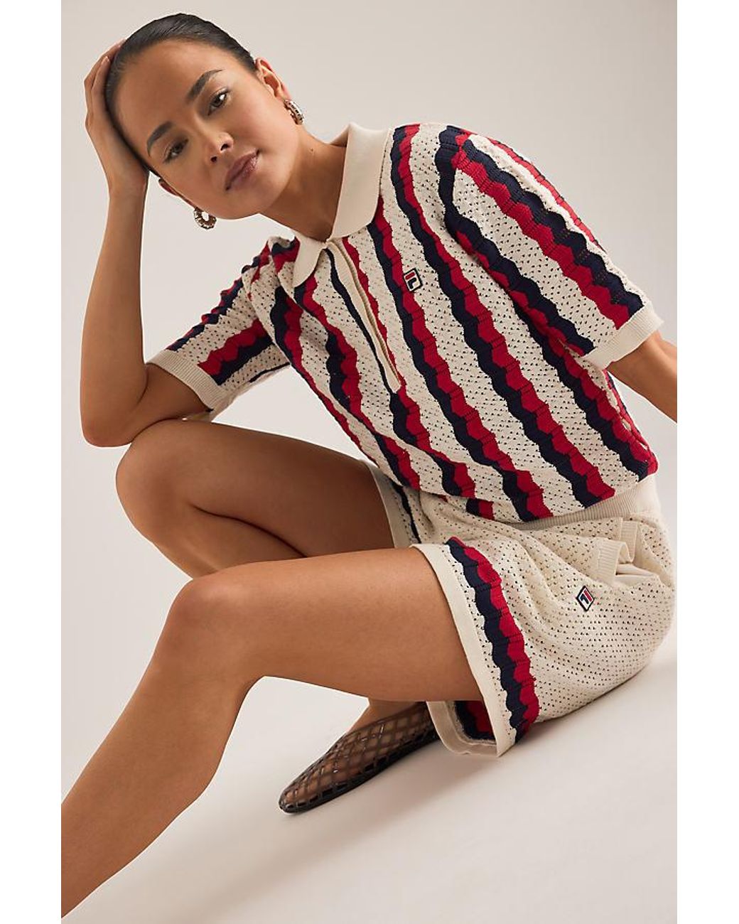 Fila Multicolor Fino Knit Shorts