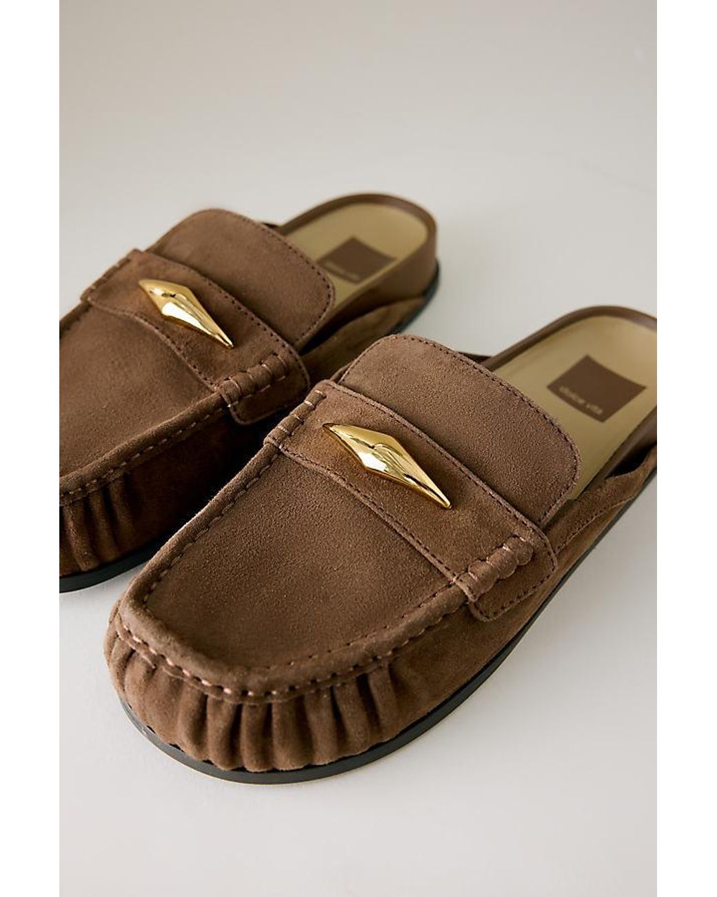Dolce Vita Brown Jodero Suede Slip-On Loafers