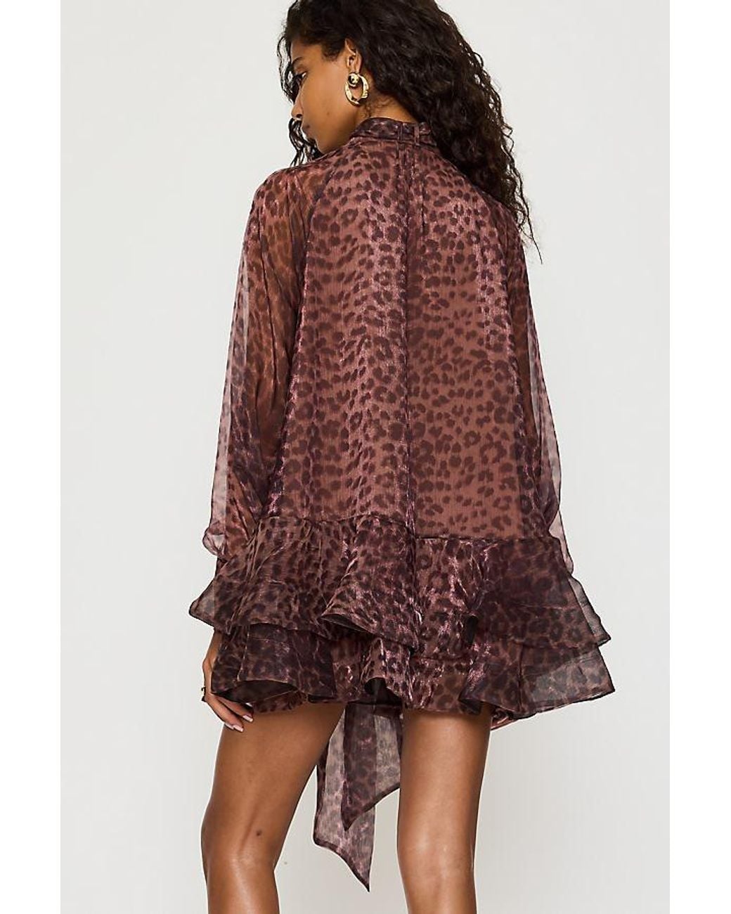 Bardot Red Adrie Babydoll Mini Dress