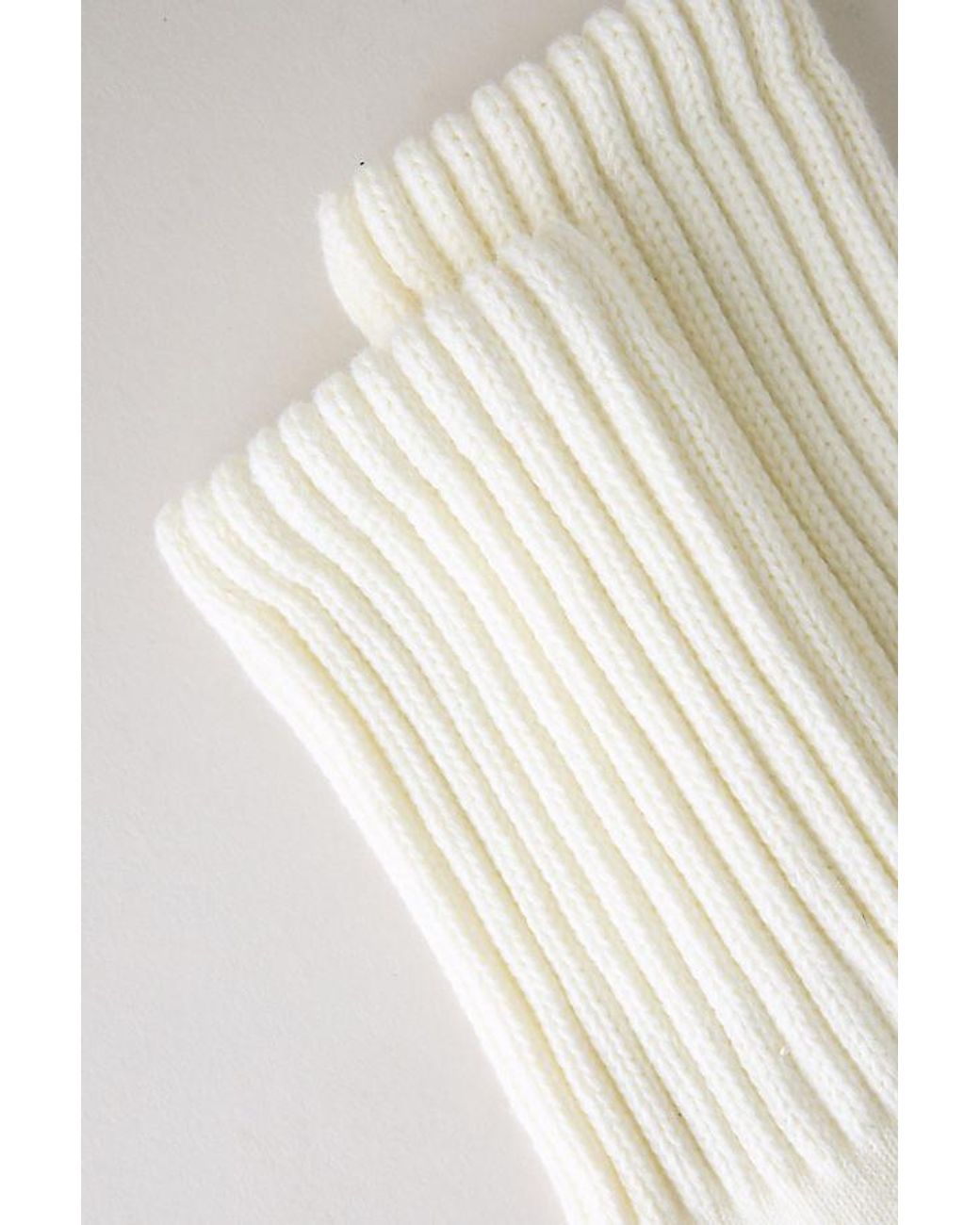 By Anthropologie White Sporty Scrunch Socks