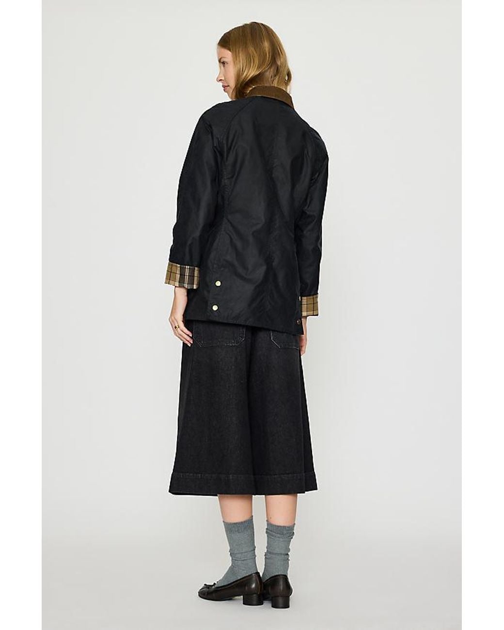 Barbour Black Icons Beadnell 100% Waxed Cotton Jacket