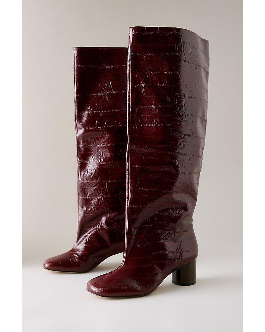Maeve Brown Tall Straight Boots