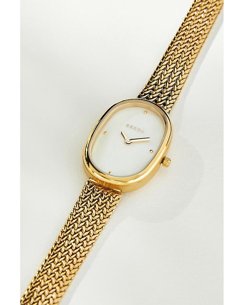 Breda Metallic Jane Tethered Metal Watch