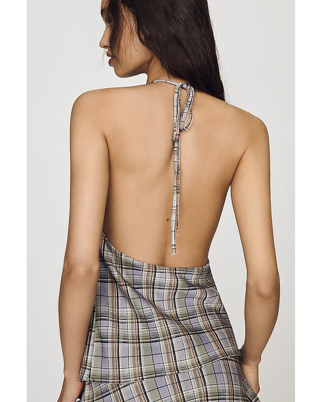 By Anthropologie Multicolor Cowl Halter Top