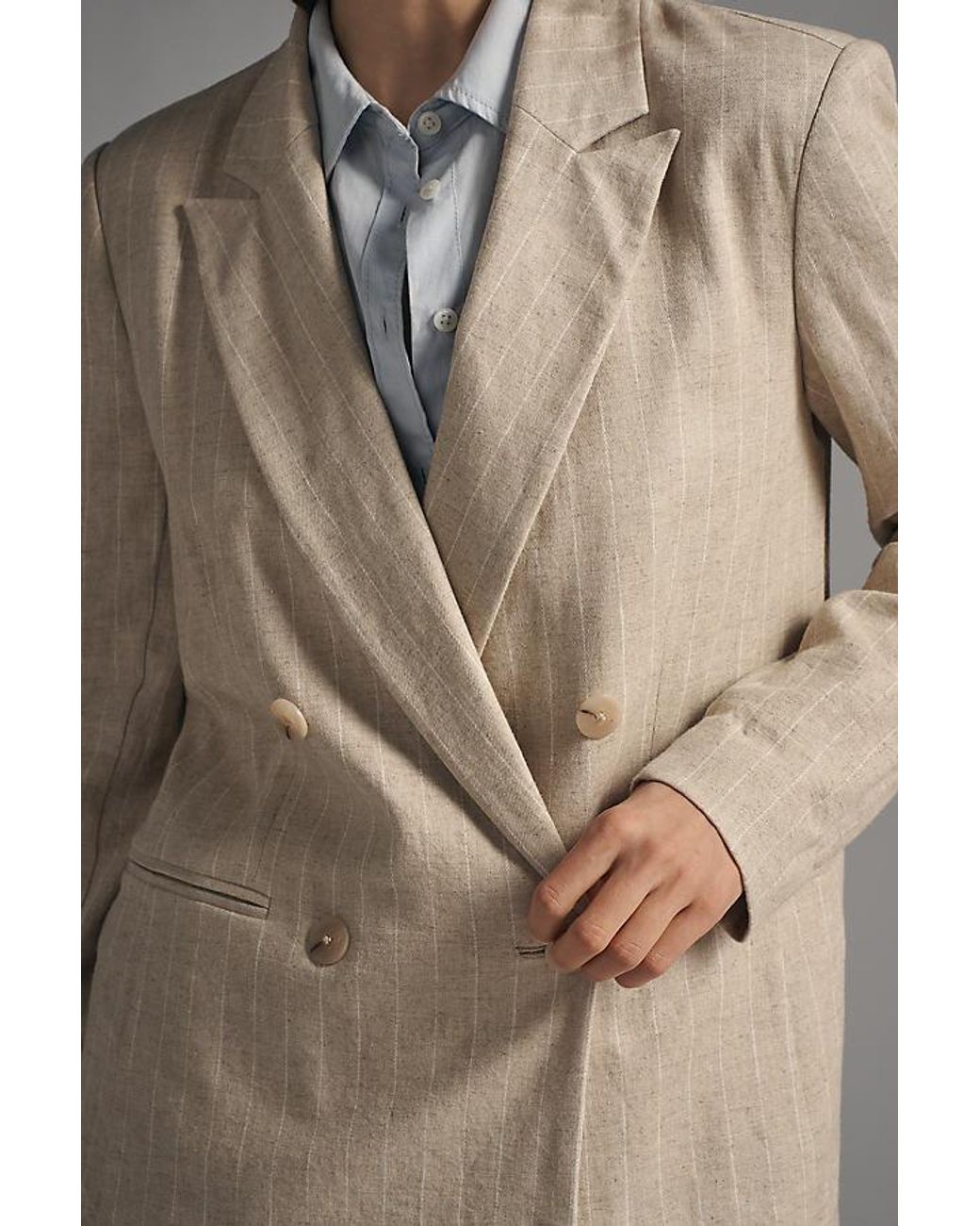 Maeve Brown The Rue Oversized Blazer By