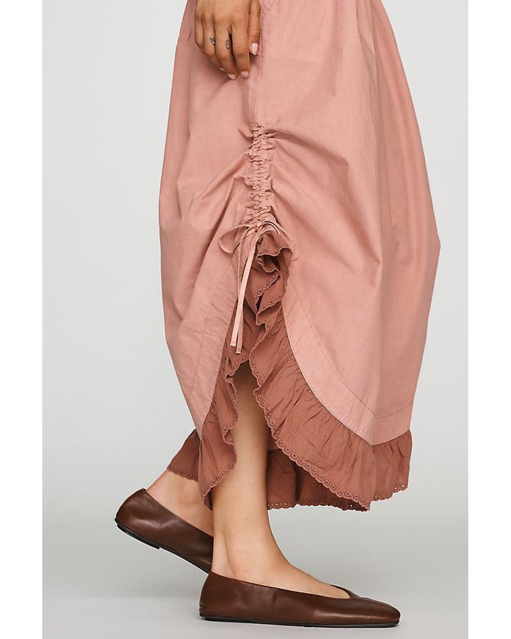 By Anthropologie Pink Petticoat Trousers