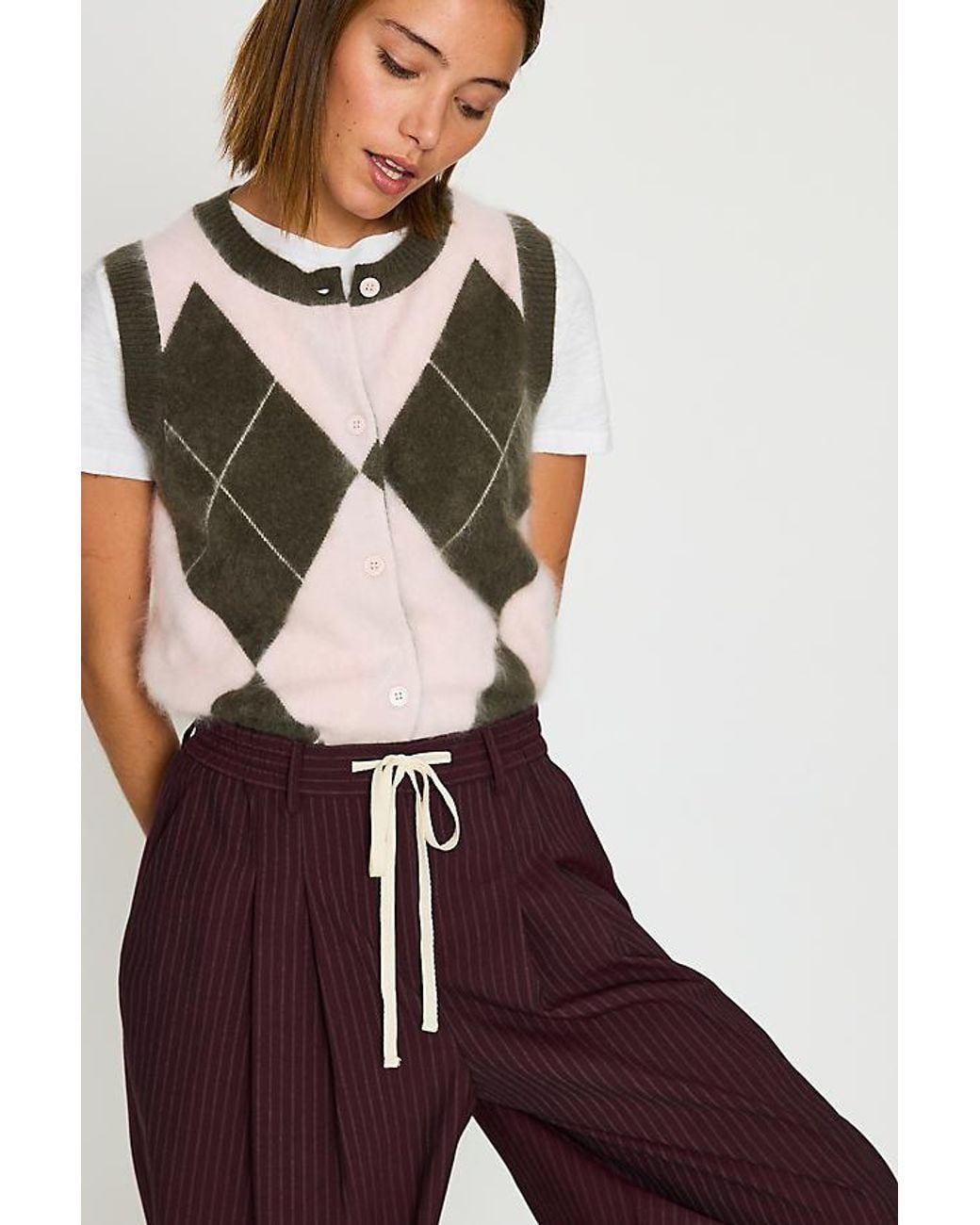 Maeve Black The Avery Wide-Leg Pleated Trousers By Drawstring Edition