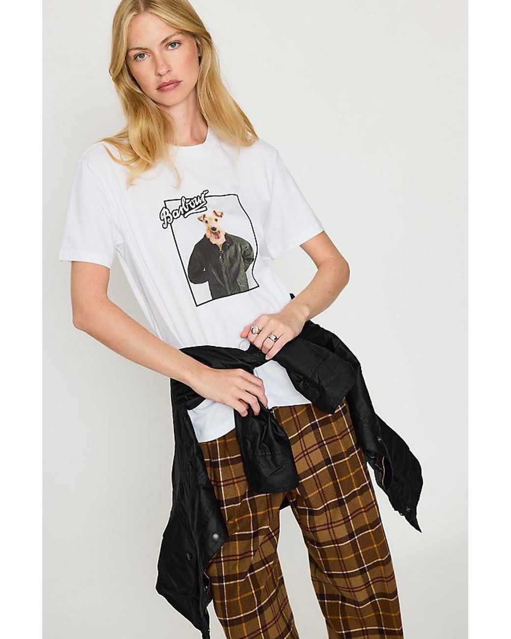 Barbour White Mariana Graphic T-Shirt