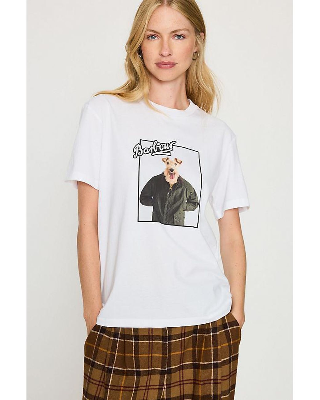 Barbour White Mariana Graphic T-Shirt