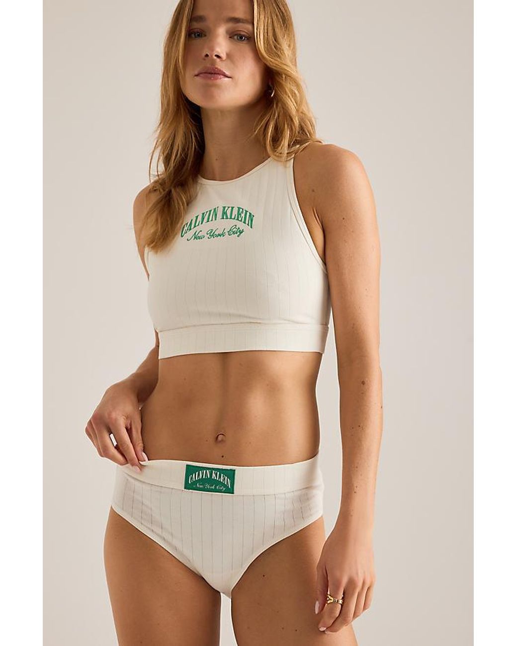 Calvin Klein White Bikini Briefs