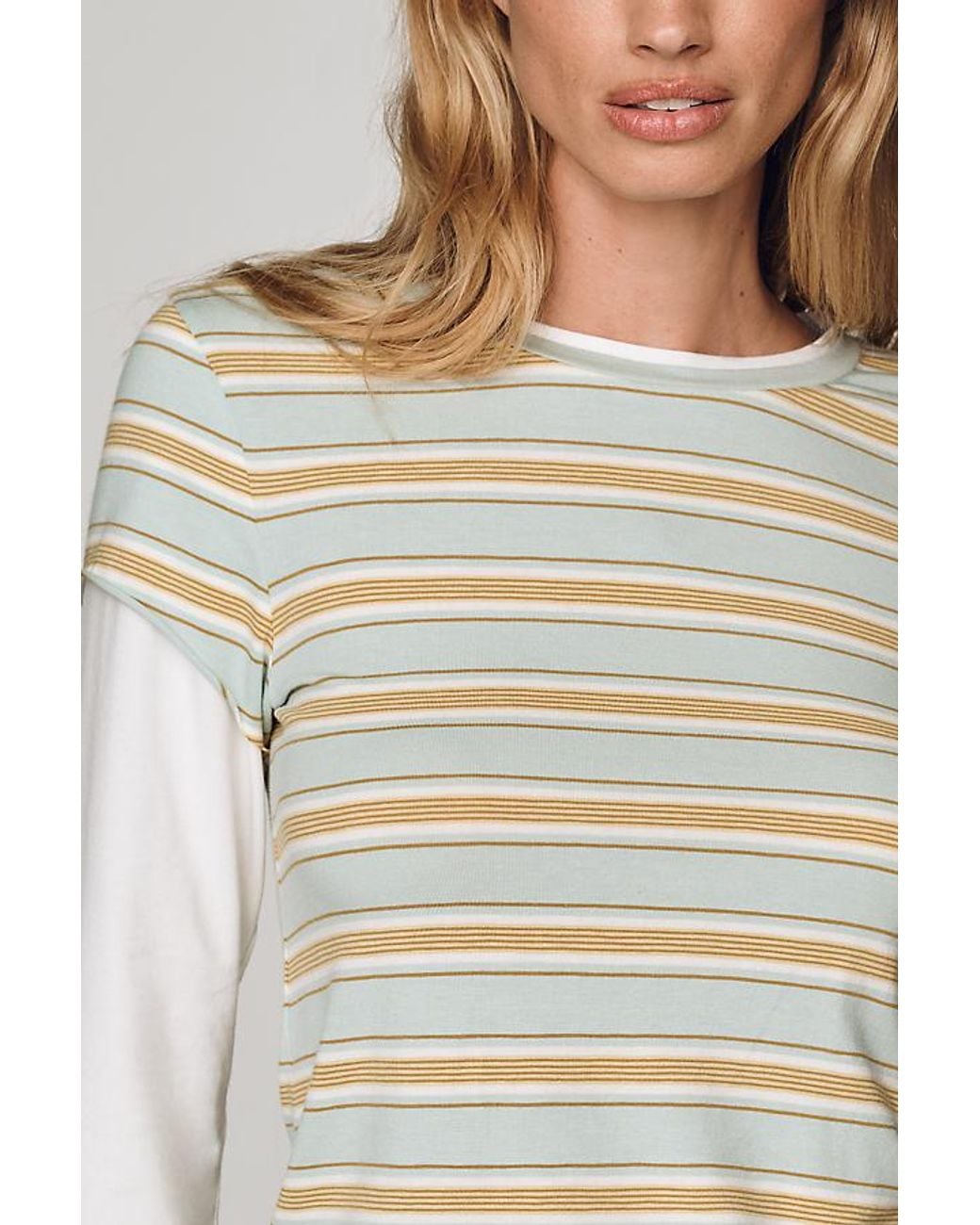 By Anthropologie Brown Evan Long-Sleeve Top
