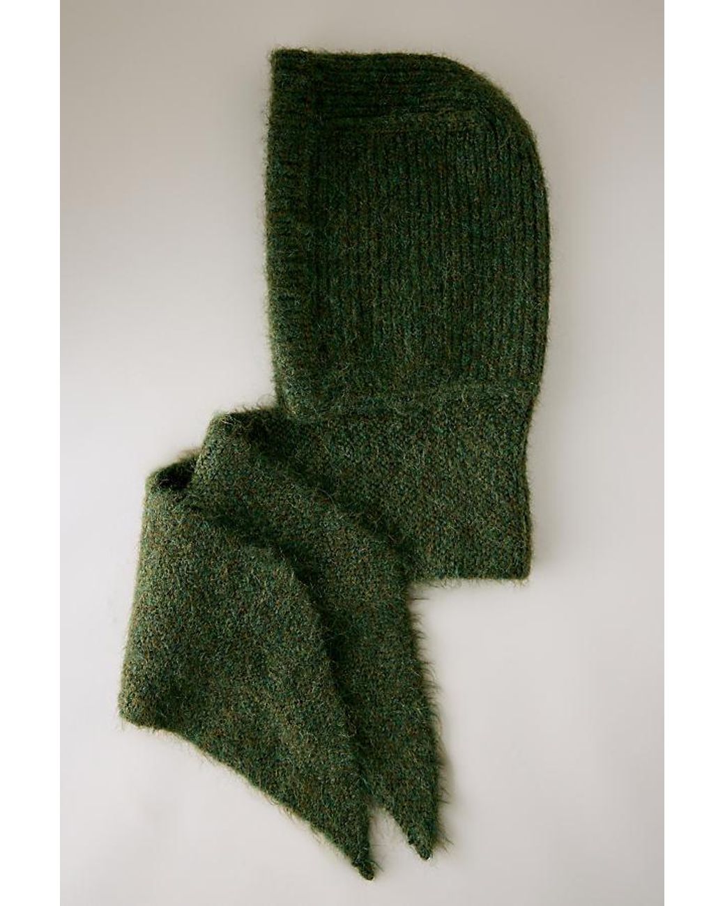 By Anthropologie Blue Hooded Scarf