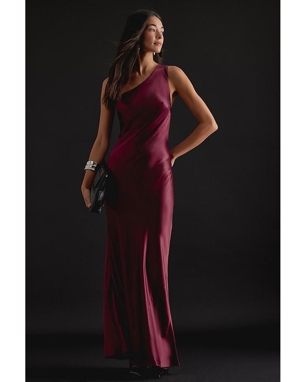 knee length dresses for ladies Lucinda One-Shoulder Maxi Dress main image 1