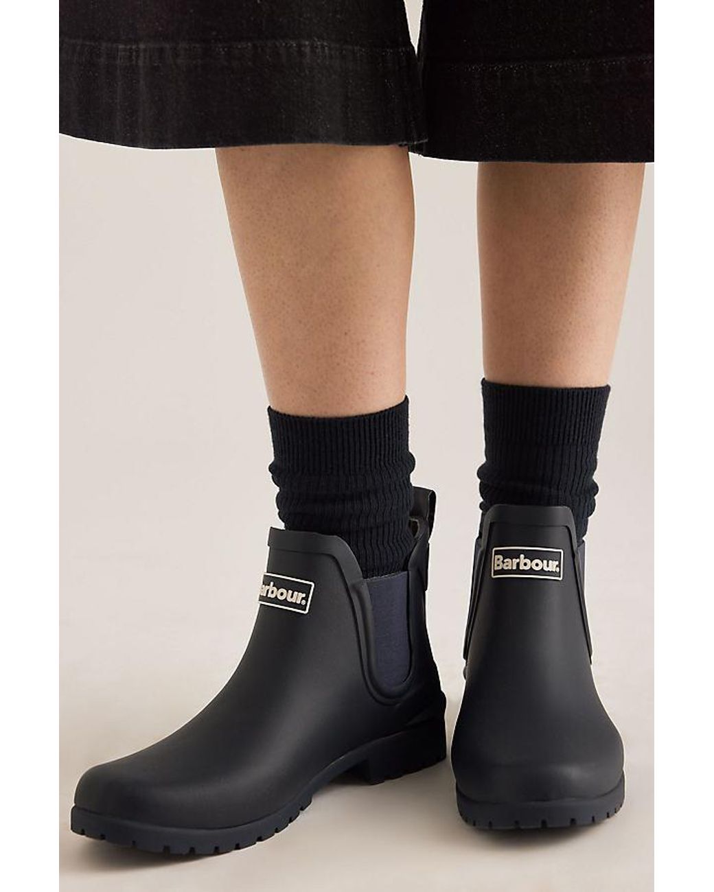 Barbour Blue Wilton Wellington Boots
