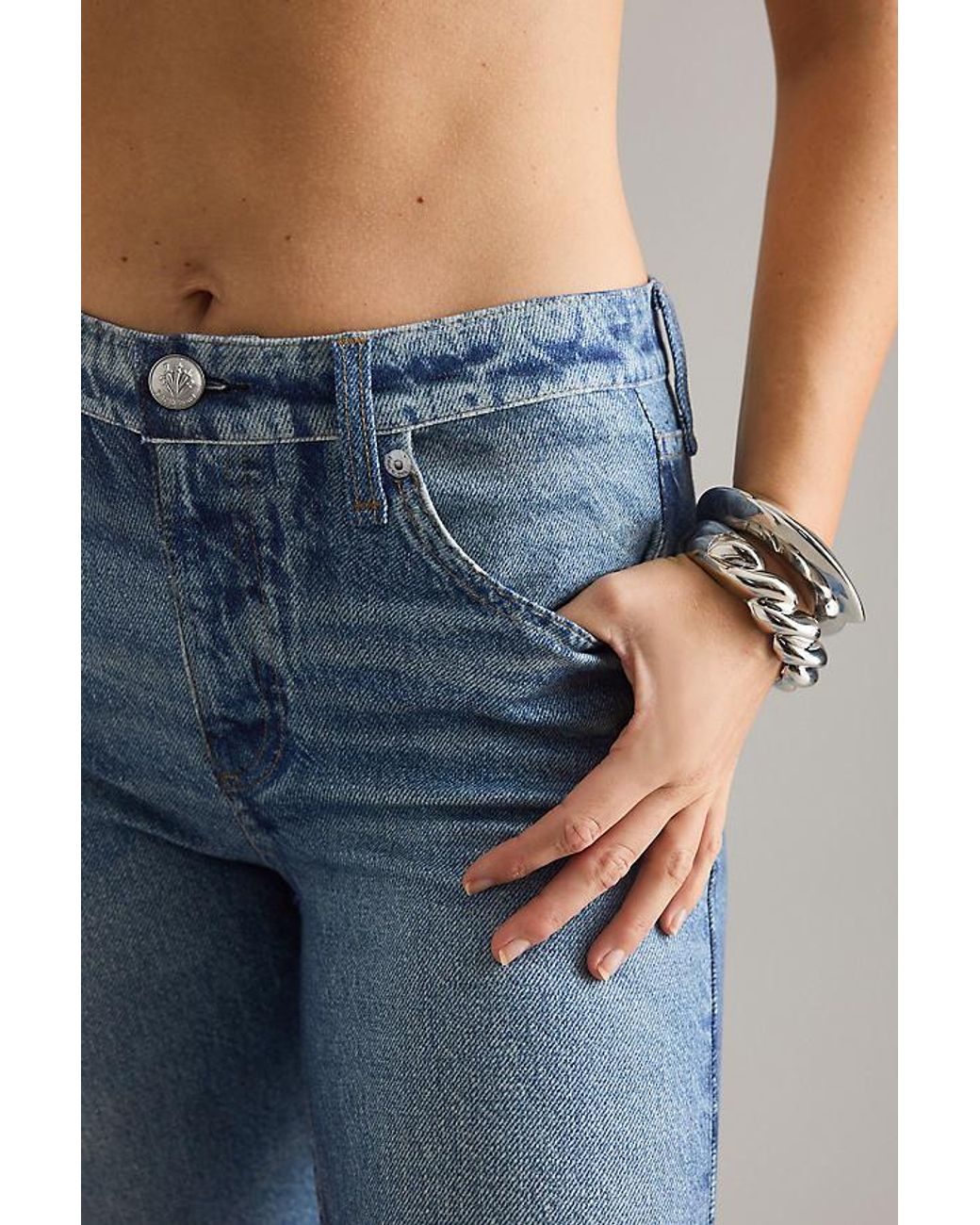 Rag & Bone Blue Dahlia Flare Jeans