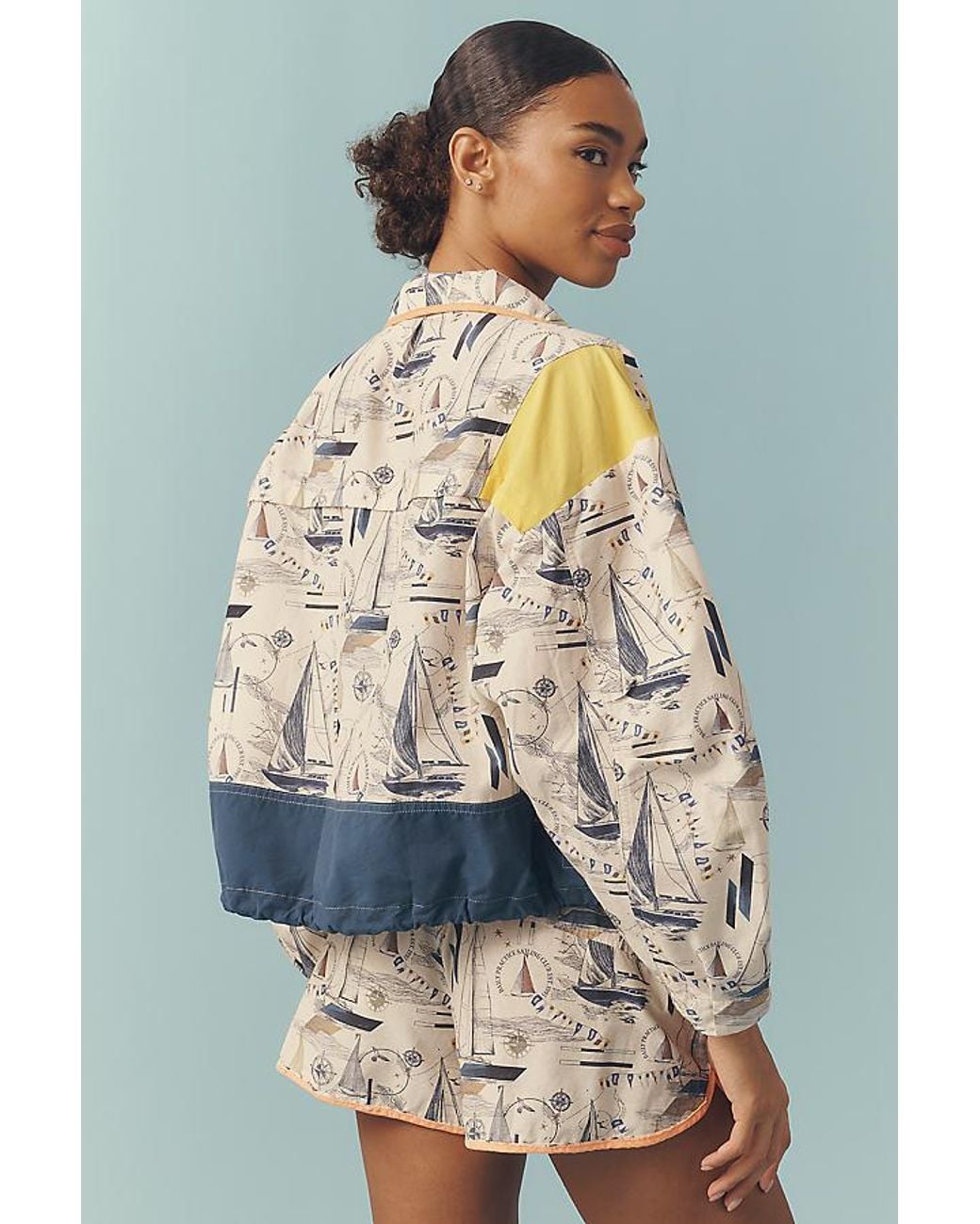 Daily Practice Gray Drawstring Jacket
