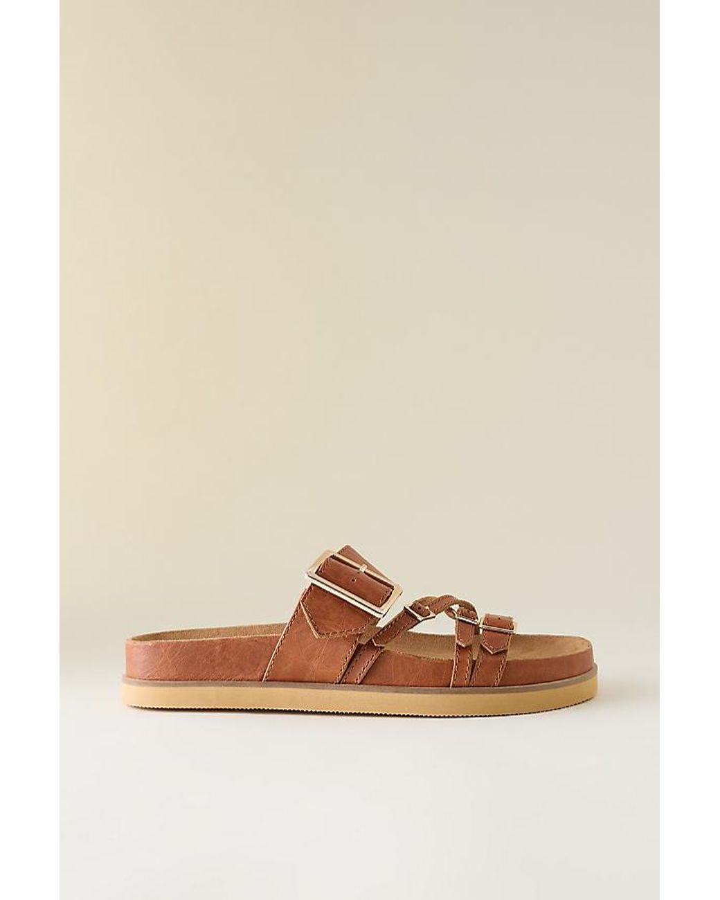 Kelsi Dagger Brooklyn Natural Stella Slide Sandals