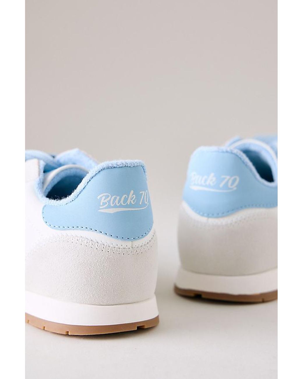 Back 70 Blue Nylon Trainers