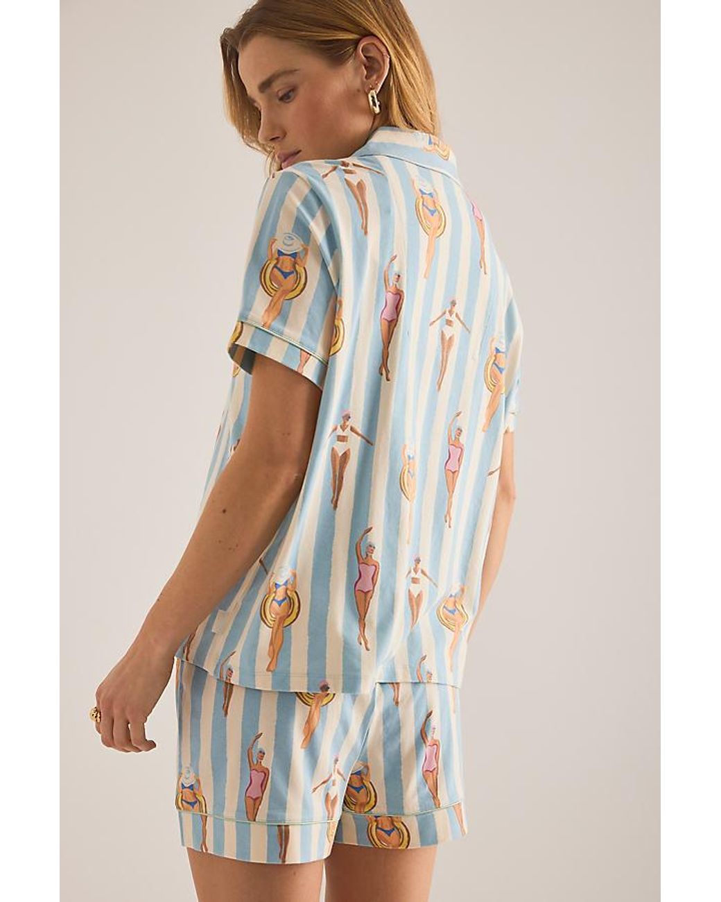 Chelsea Peers Multicolor Swimmers Short Pyjama Set