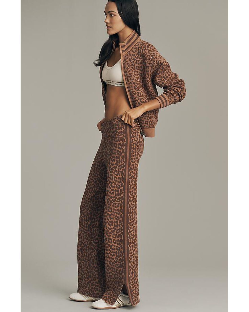 The Upside Brown Malawi Freya Knit Trousers