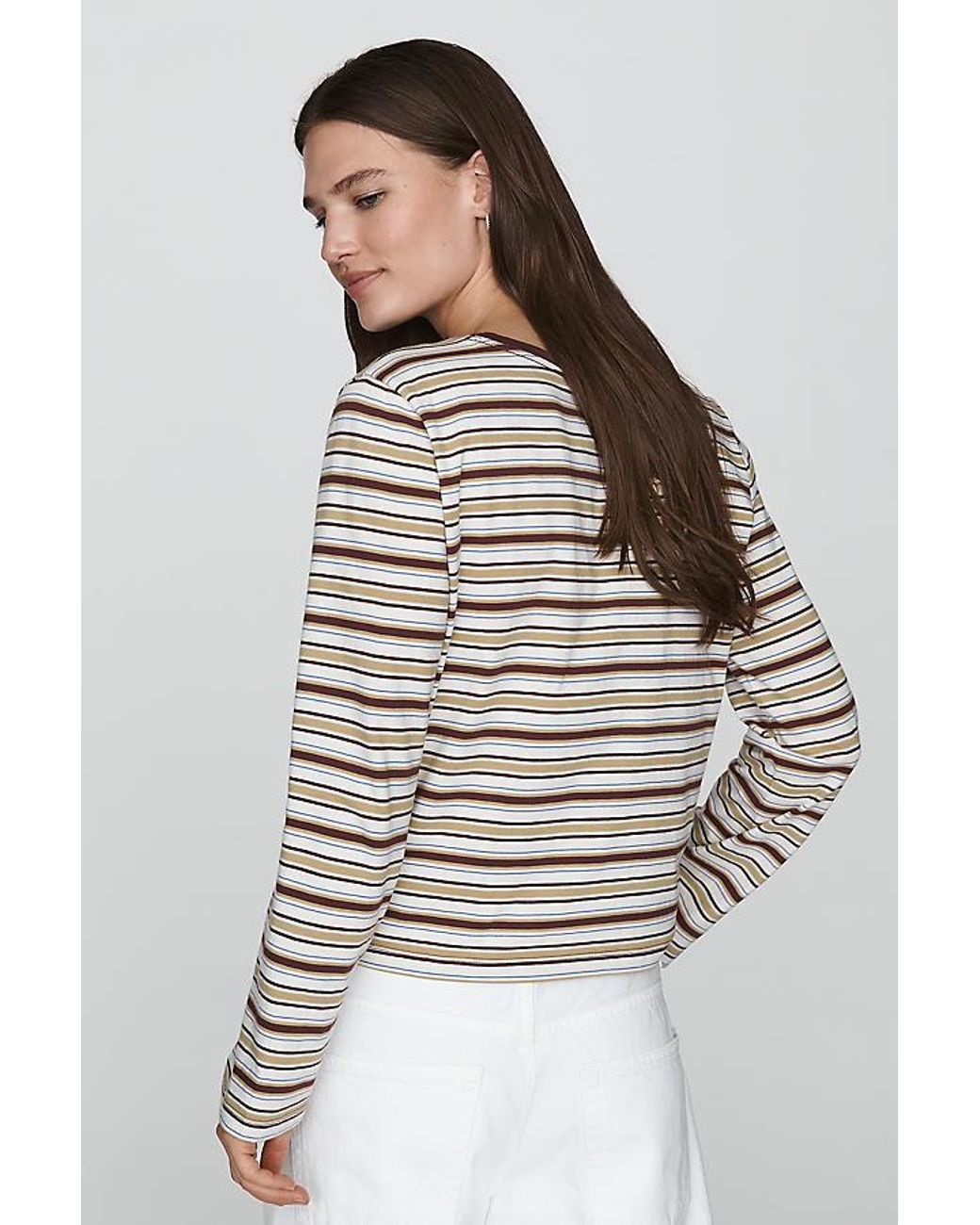 By Anthropologie Multicolor Evelyn 100% Cotton Everyday Top