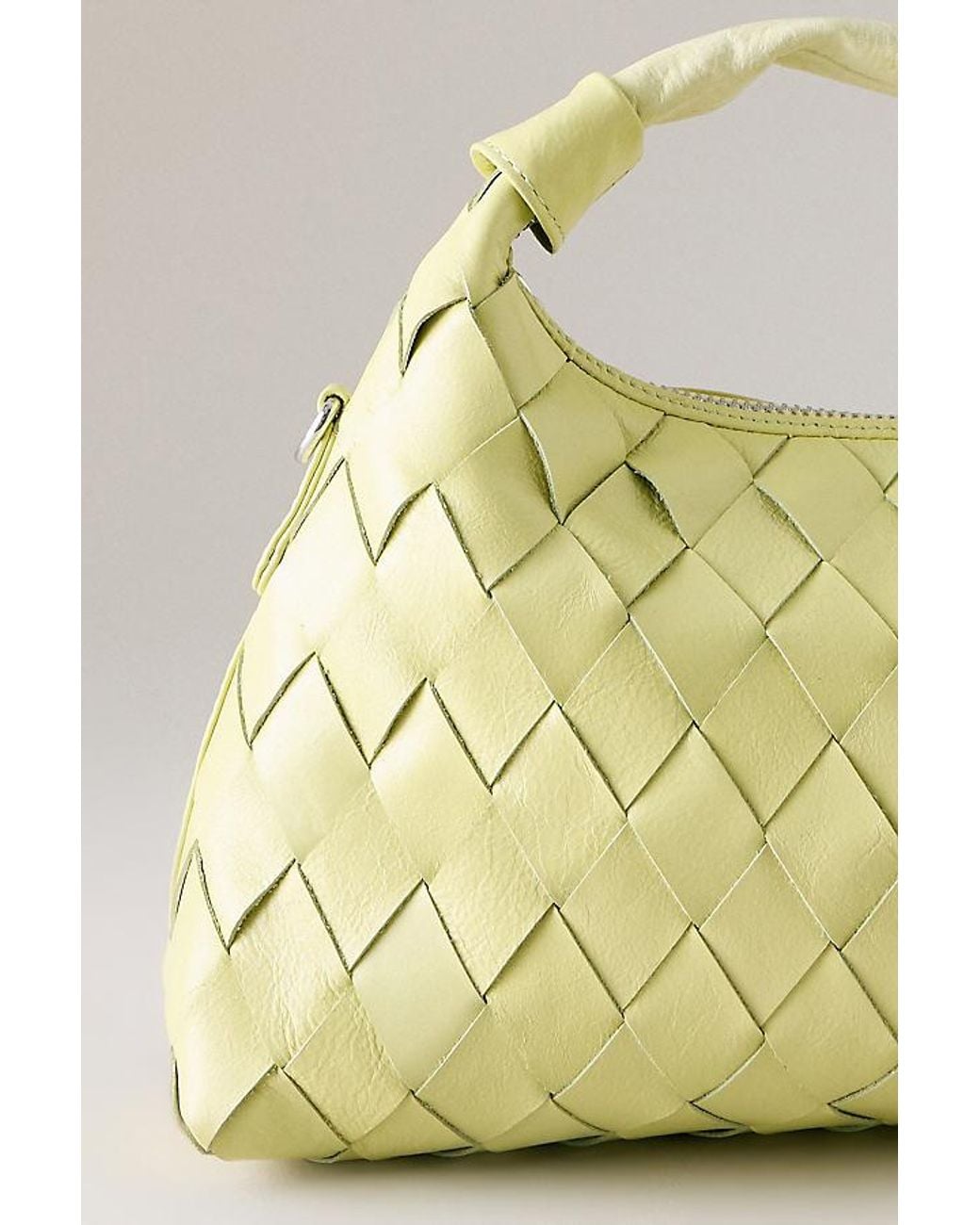 Nunoo Green Dandy Braided Leather Bag