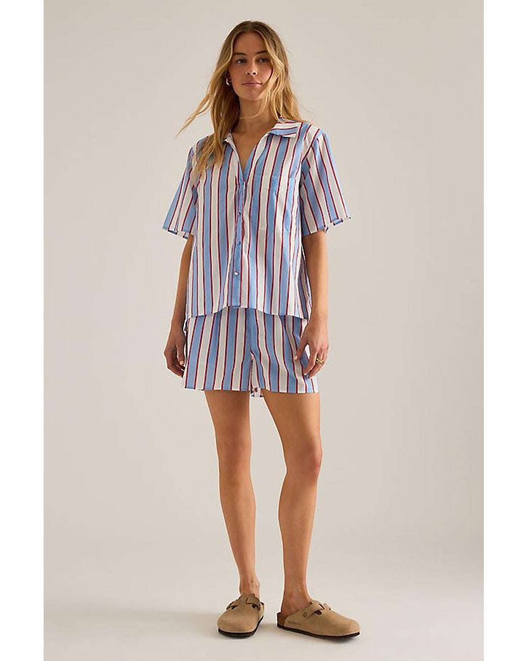 It's 9pm Blue Matilda Short Pyjama Set