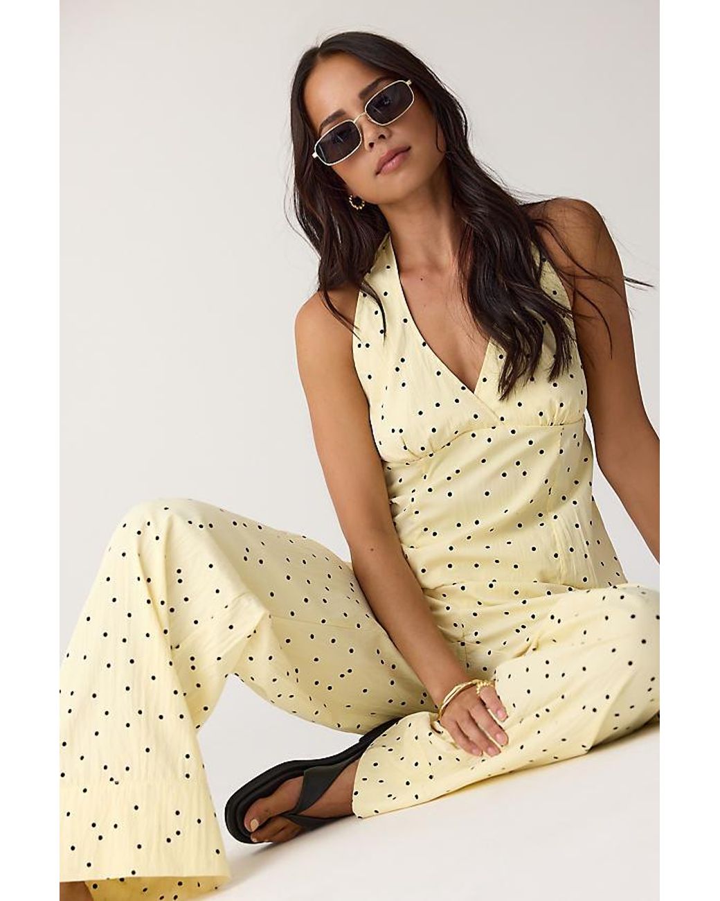Object Natural Asta Drawstring Wide-Leg Trousers