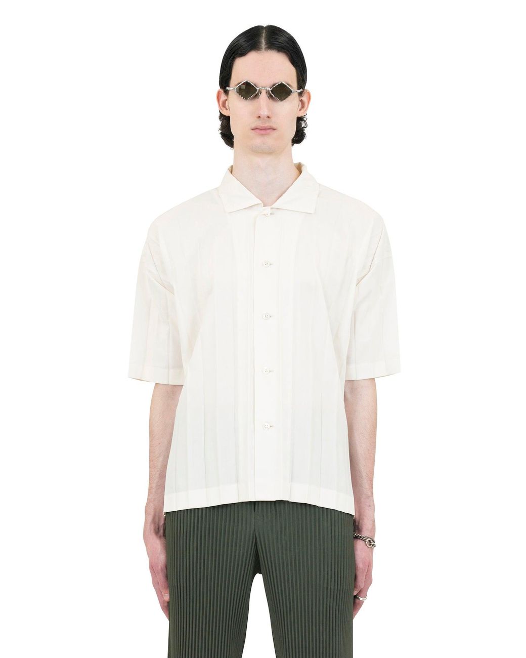 homme plisse EDGE SHIRT 2 issey miyake | signalstationpizza.com