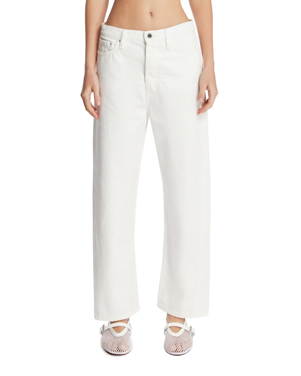 Totême White Twisted Jeans
