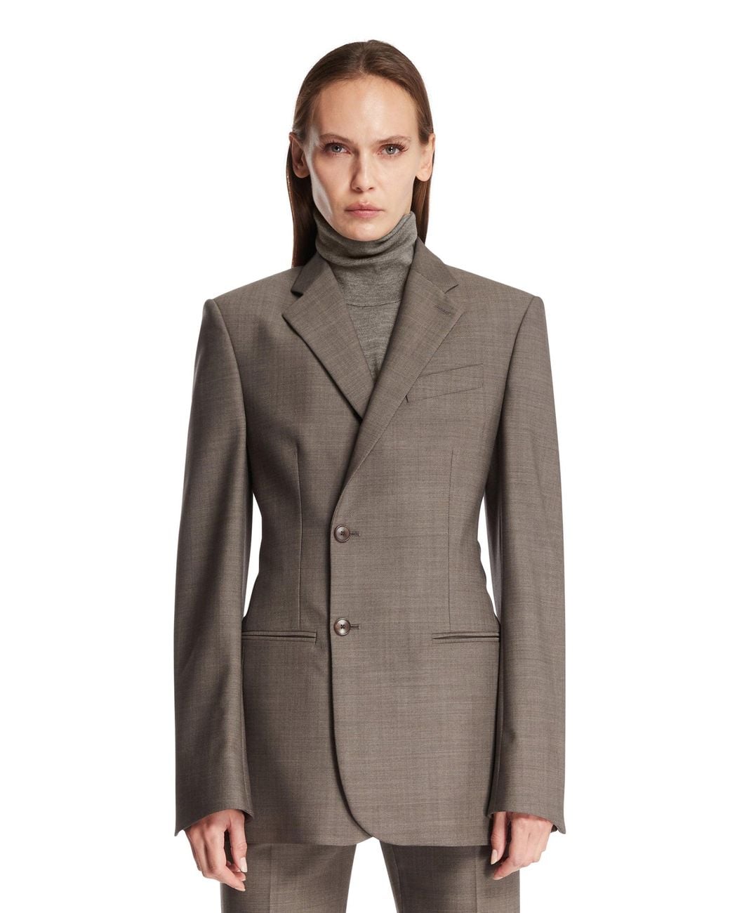 Petar Petrov Brown Clean Break Jacket