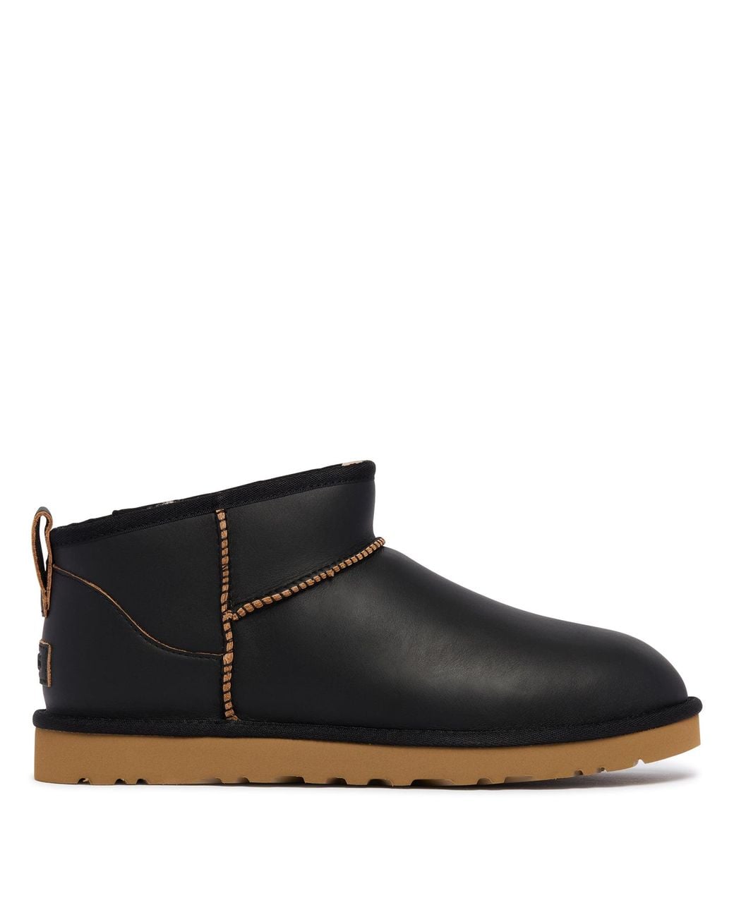 Ugg Black Classic Ultra Mini Boots for men